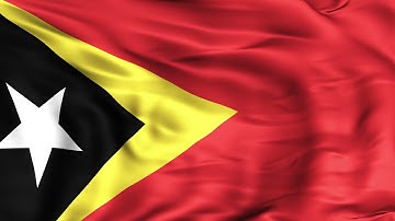 East Timor Flag Animation | 4k | Flags of the World