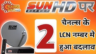 Sun Direct DTH : पर 2 चैनल्स के LCN  नम्बर मे हुआ बदलाव 🤔 || Sun Direct thumbnail