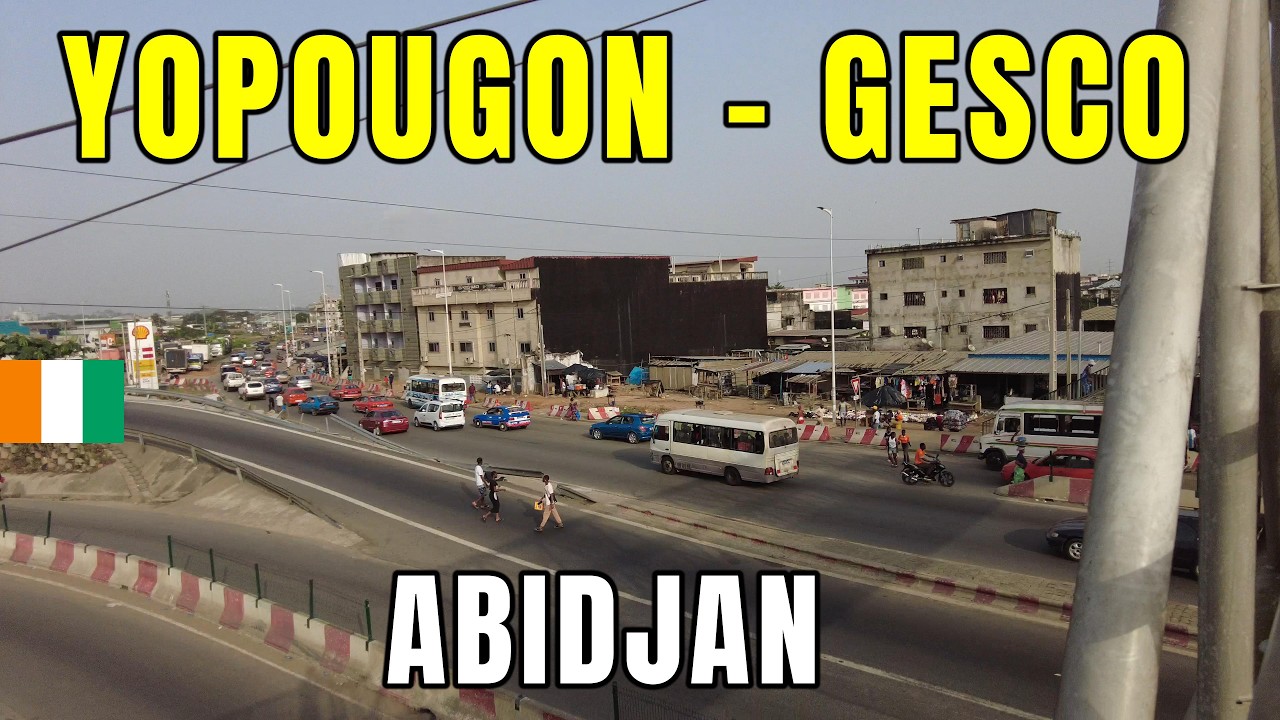 Yopougon GESCO – Abidjan, Côte d’Ivoire Ambiance, rues et quotidien