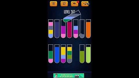 Water Sort Puzzle - Color Liquid Sorting Game Level 507 Solution