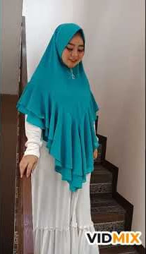 KHIMAR SALSABILA |  JILBAB KHIMAR SYARI CERUTY 2 LAYER PET ANTEM