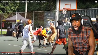 CMON BRO!! He SHOVED Me Into A FENCE & Got EXPOSED! 5v5 Basketball In ATLANTA!