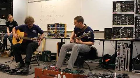 George Mattson and Jason Stiles at the PNW Synth G...