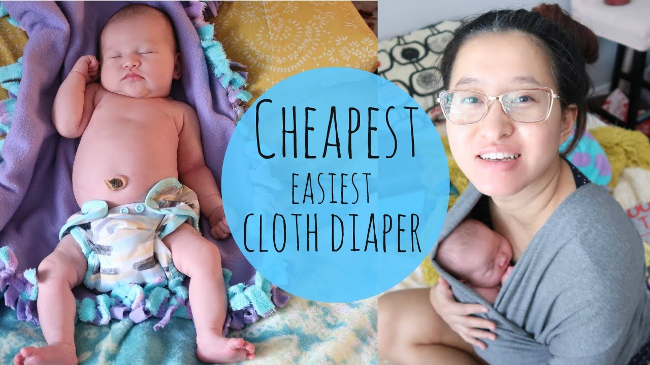 How to DIY cloth diaper || cheapest and easiest way (under $50)