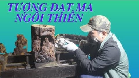 Tuyệt phẩm Tượng Đạt Ma Ngồi Thiền gỗ trắc đỏ đen phần 1