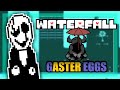 ALL Undertale Secrets in Waterfall opening - Mystery Man, Abandoned quiche, Umbrellas &amp; more