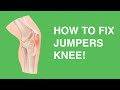 How to fix Jumpers knee! (Patella tendinopathy)