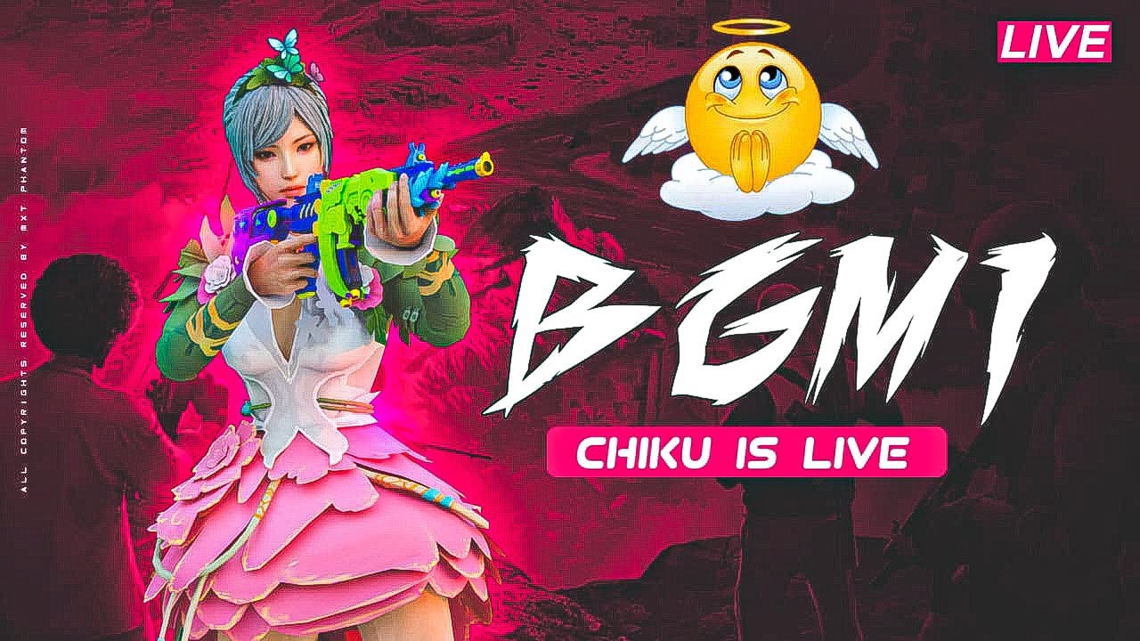 SOLO VS SQUAD WITH GIRL GAMER 😎 CHIKU IS LIVE 😁TO GUYS CHILL KRE🫣#Bgmi# ...