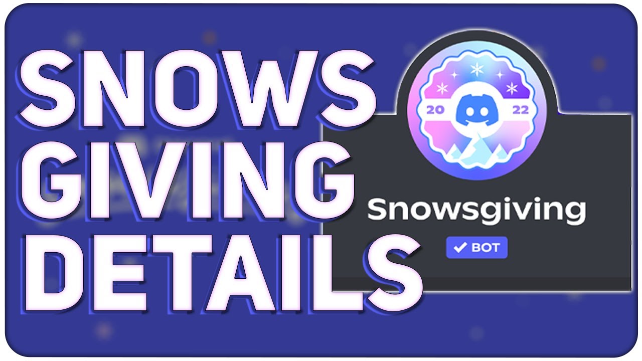 Discord - Snowsgiving's back & shaking things up this year️ ☃️ Join our  annual winter celebration where we host giveaways, contests, and bring in a  fresh new music bot for 24/7 nonstop