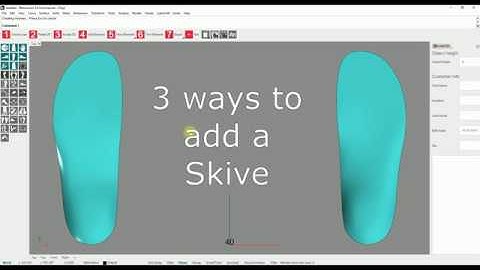 LutraCAD - Insole - Skive