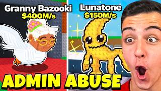 DESBLOQUEO a LA ABUELA DE SAMMY en ADMIN ABUSE 😱👩🏻‍🦳 Steal a Brainrot