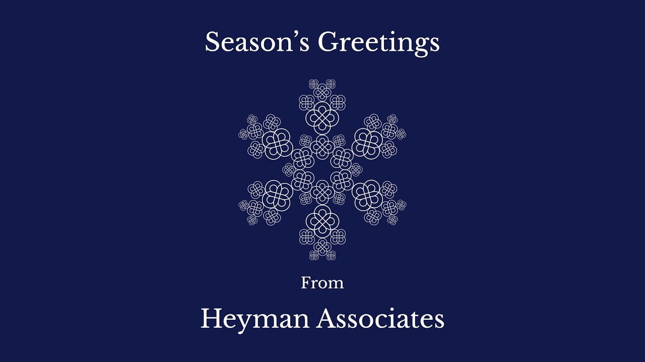 Heyman Associates Holiday Card 2016 YouTube