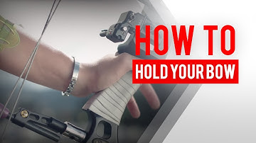 How to hold your compound bow in archery