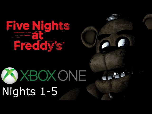 Five Night's At Freddy's XBOX Series X Gameplay (Nights 1-3