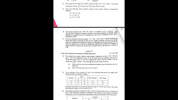 BBA 2nd Sem TU Board Maths Question - October 2023 #fyp