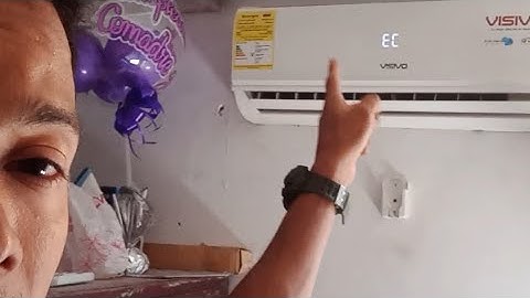 Como solucione el error EC en aire acondicionado mini Split marca Visivo