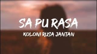 Sapu rasa cinta - koloni rusa jantan (lirik video)