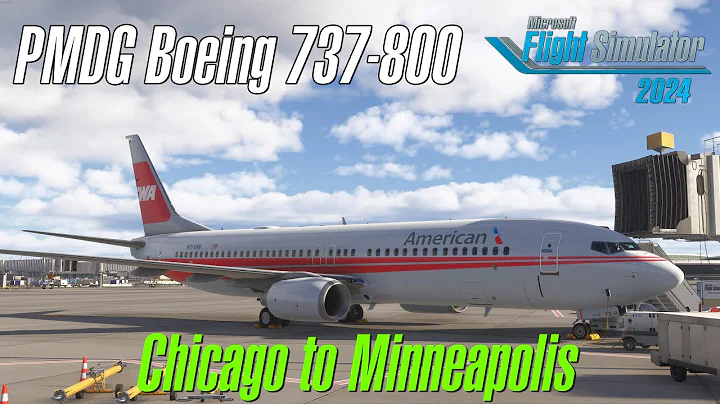MSFS2024 - PMDG Boeing 737-800 - Chicago to Minneapolis