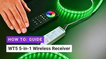 How To Use The WT5 Wireless Receiver For LED Strip Lighting