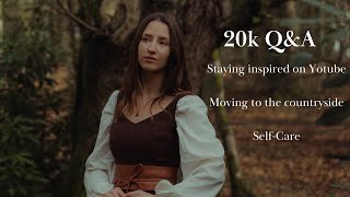 Q&A Living rural, staying consistent on Youtube as a small creator, slow living self-care, dream job