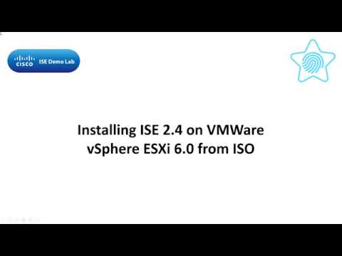 Installing ISE 2.4 on VMWare vSphere ESXi 6.0 from ISO