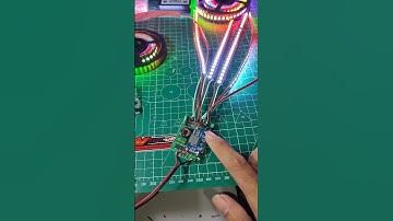 Pemasangan mini Step down Di modul dmx bisa Menyalakan Led 6 Cabang #rgb #stepdown #tutorial