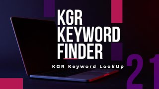 Information Keyword Golden Ratio (KGR) Tool Review | How To Find KGR Keywords | Keyword Golden Ratio Format Guide