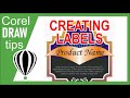 Creating labels using the Interactive Contour tool in CorelDraw