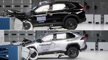 2024 Honda CR-V vs Toyota RAV4 – IIHS crash test