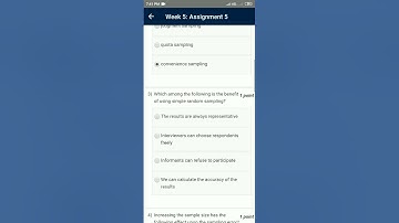 NPTEL Business Statistics Assignment-5 Answer