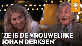 Johan complimenteert Estavana: 'Ze is de vrouwelijke Johan Derksen' | DE ORANJEZOMER