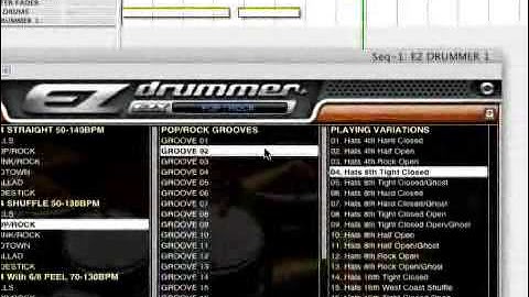 Creating a Drum Track in Digital Performer