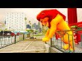 Lion pushing people  instant karma fails compilation