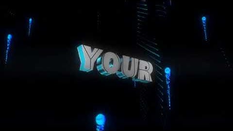 [BLENDER TEMPLATE] FREE Intro Ft. Blendae TM #4  lost files :/