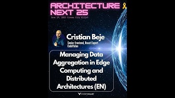 CRISTIAN BEJE - Managing Data Aggregation in Edge Computing and Distributed Architectures (English)