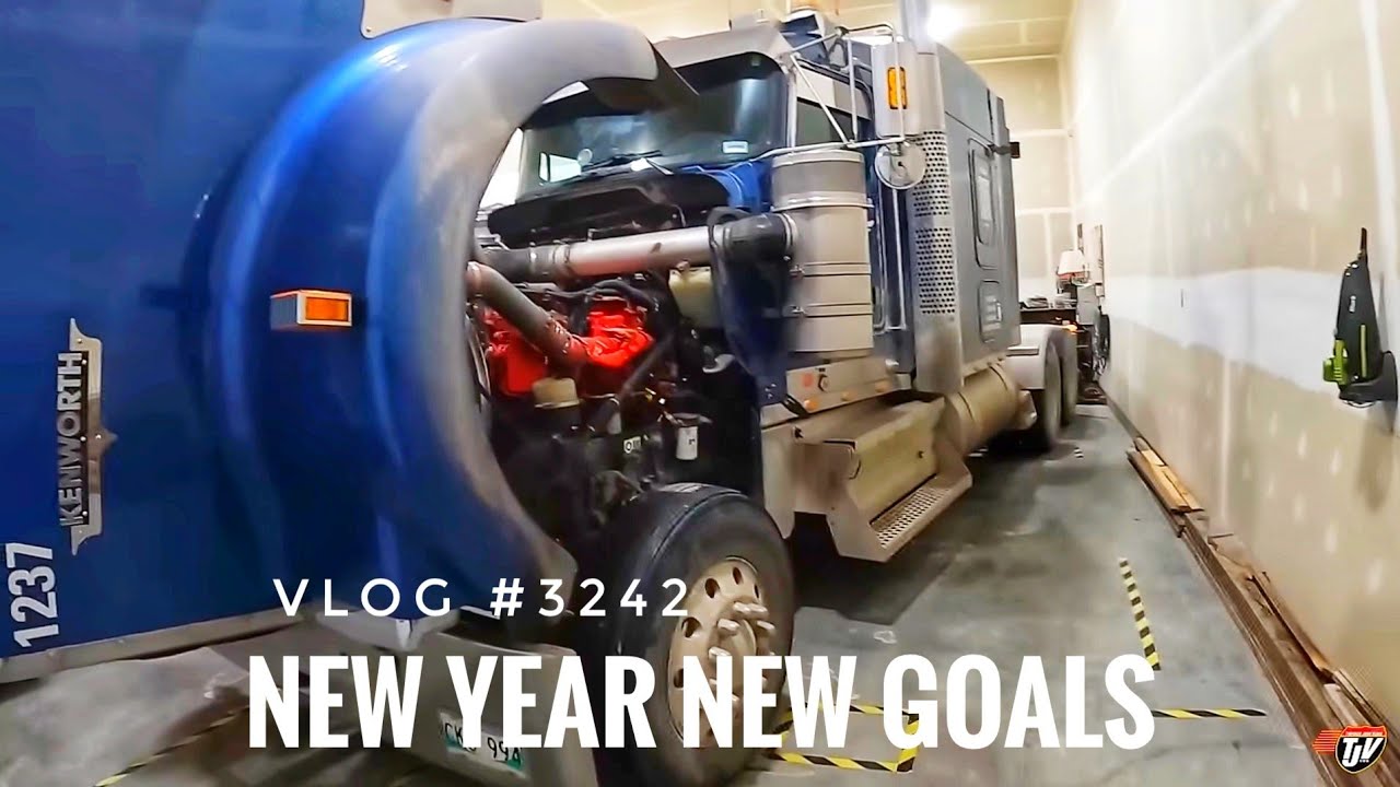 NEW YEAR, NEW GOALS | My Trucking Life | Vlog #3242 - YouTube