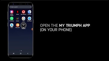 MY TRIUMPH CONNECTIVITY HOW TO Pair your Phone Android