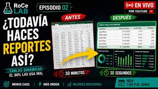 ¿Todavía haces reportes así  Episodio 2 Temporada 1 RoCe Lab
