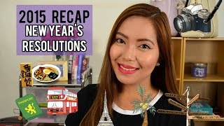 2015 RECAP + New Year's Resolutions - saytioco