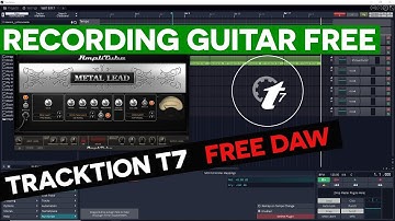 Recording Guitar at Home - Tracktion T7 Tutorial