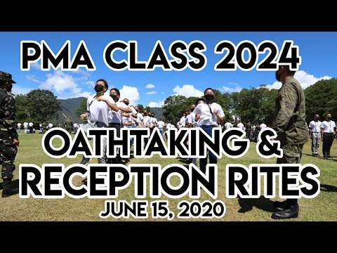 PMA CLASS 2024 REPORTING DAY I OATHTAKING AND RECEPTION RITES - YouTube