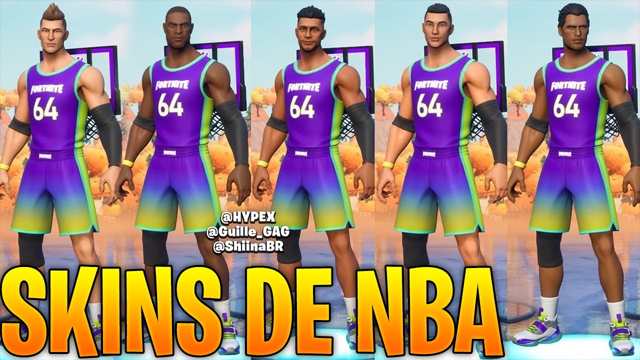 Nba Fortnite Skins Nuevas Skins De La Nba En Fortnite Filtradas Skins De Baloncesto Del Nuevo Evento Nba X Fortnite Youtube