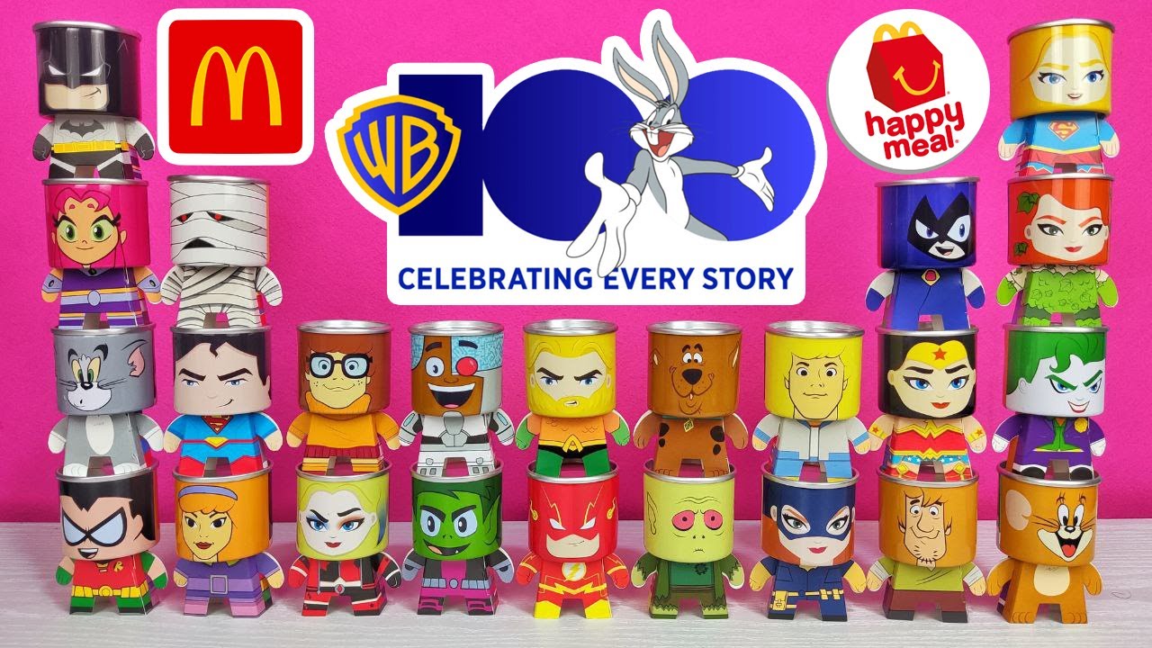 McDonald's Warner Bros Happy Meal Toy January 2023 100 Years of Warner
