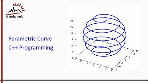 Parametric curve c++ and gnuplot