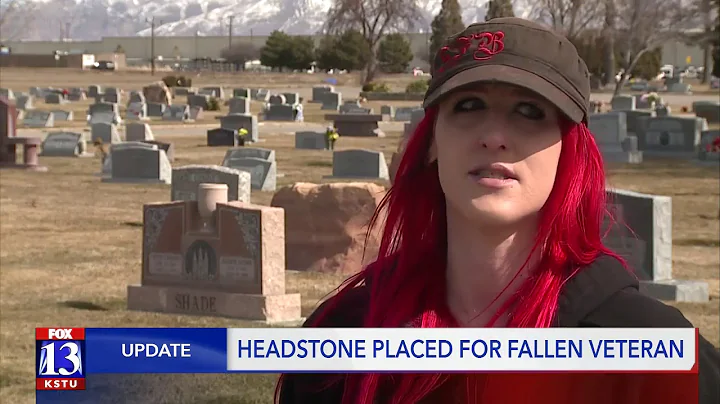 Headstone placed for fallen veteran