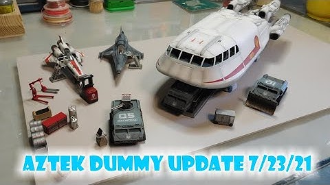 Aztek Dummy Update 7/23/21 - 1/72 BSG Colonial Shuttle - Part 2
