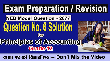 Issue of Share Other than Cash |  NEB Model Question Solution Q.N. - 6 | Class 12 | Account