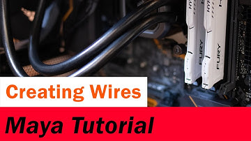 Create Wires in Maya under 4 minutes | Maya Tutorial
