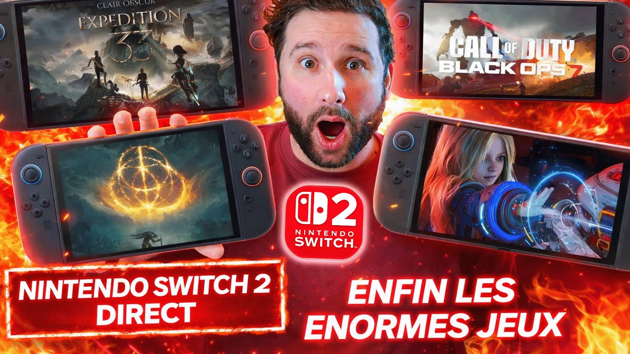 NINTENDO SWITCH 2 DIRECT : LES ENORMES JEUX ARRIVENT ENFIN 😱🔥
