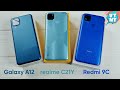 Galaxy A12 vs realme C21Y vs Redmi 9C Сравнение